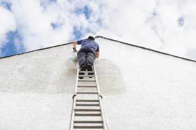 Peinture extérieure à la Ferté — façades et ravalement
